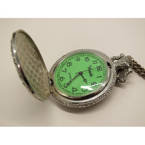 99 - THREE POCKET WATCHES & POCKET WATCH KEY