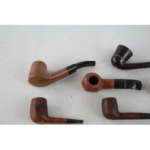 405 - 8 x Assorted Estate SMOKING PIPES Inc Falcon, Hardcastle Special De Luxe