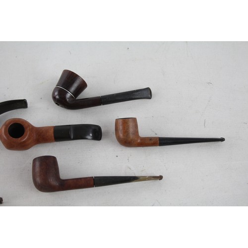 405 - 8 x Assorted Estate SMOKING PIPES Inc Falcon, Hardcastle Special De Luxe