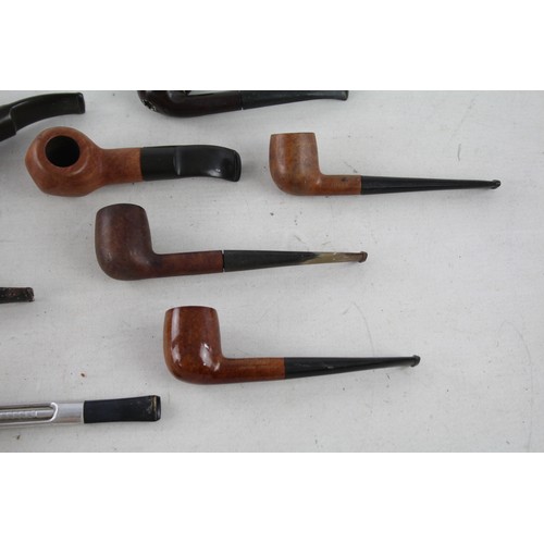 405 - 8 x Assorted Estate SMOKING PIPES Inc Falcon, Hardcastle Special De Luxe