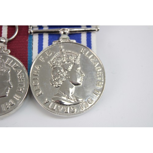 421 - Mounted REPLICA Medals Inc ER.II Golden & Diamond Jubilee & Police Long Service