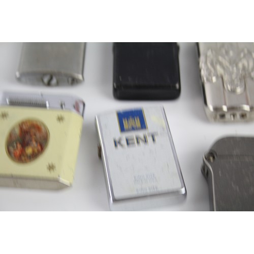 453 - 30 x Assorted Cigarette LIGHTERS Inc Vintage, Novelty, Souvenir Etc