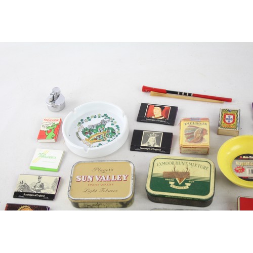 456 - 32 x Assorted TOBACCIANA Inc Advertising Tobacco Tins, Accessories Etc