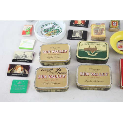 456 - 32 x Assorted TOBACCIANA Inc Advertising Tobacco Tins, Accessories Etc