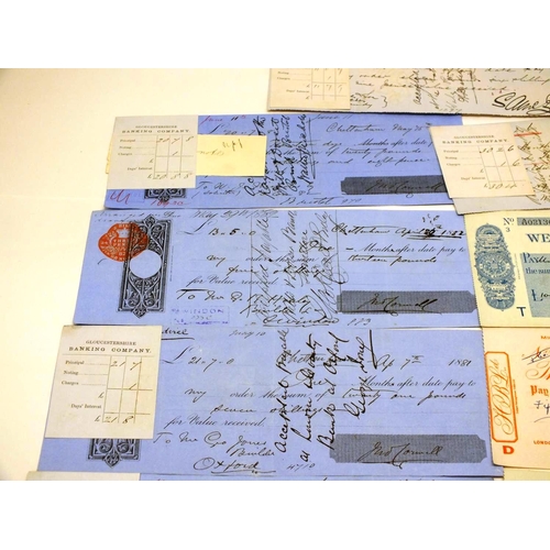 394 - 20 ANTIQUE & VINTAGE CHEQUES