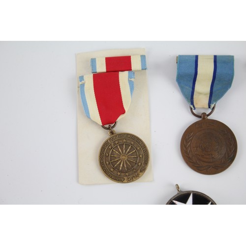 465 - 5 x Mixed Medals Inc Order of St John, Red Cross, National Service, Etc