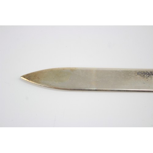 529 - Vintage Hallmarked 1990 Birmingham STERLING SILVER Letter Opener (50g)