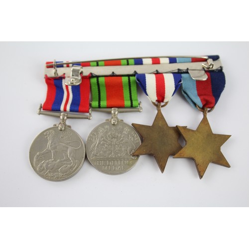 581 - WW2 Mounted Medal Group Inc France & Germany Star, Etc