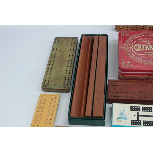 596 - 18 x Assorted Board Game ACCESSORIES Inc Pall Mall Whist Marker Etc