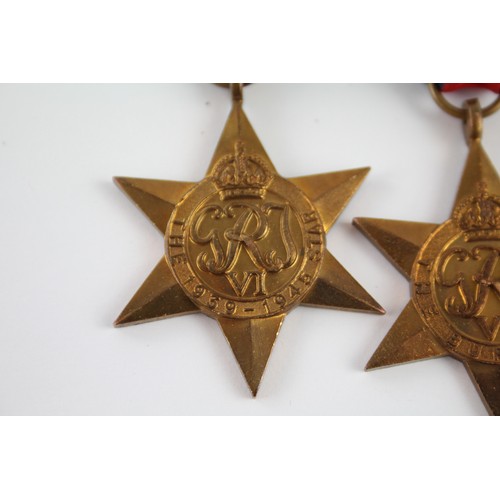 597 - WW2 Mounted Medal Group Inc Burma Star, Etc