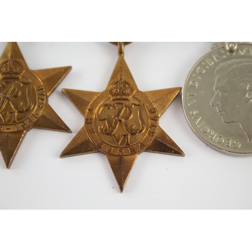 597 - WW2 Mounted Medal Group Inc Burma Star, Etc