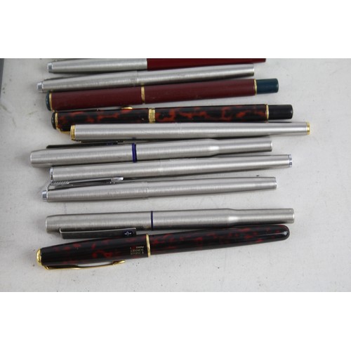 601 - 14 x Assorted PARKER Rollerball / Felt Pens Inc Vintage, Boxed, Jotter Etc