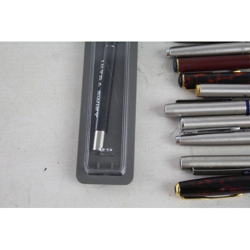 601 - 14 x Assorted PARKER Rollerball / Felt Pens Inc Vintage, Boxed, Jotter Etc