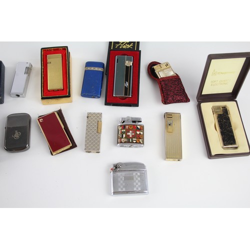 616 - 15 x Assorted Vintage BRANDED Cigarette LIGHTERS Inc Kingsway, Boxed, Scorpio