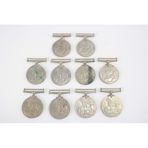 621 - 10 x WW2 War Medals