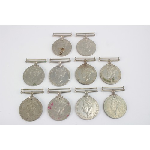 621 - 10 x WW2 War Medals