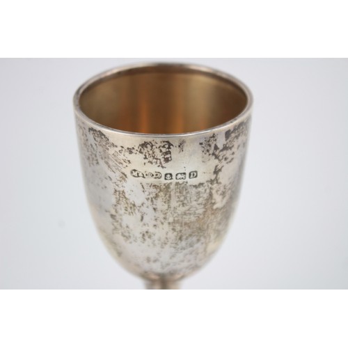 623 - Vintage Hallmarked 1928 Birmingham STERLING SILVER Plain Chalice (38g)