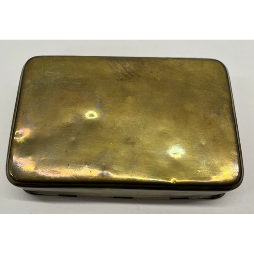 533 - WW1 Princess Mary Brass Christmas Tin