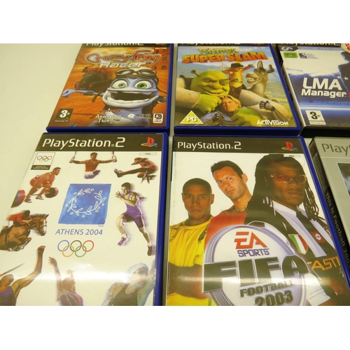 129 - 15 x PLAYSTATION 2 GAMES AND EYETOY CAMERA