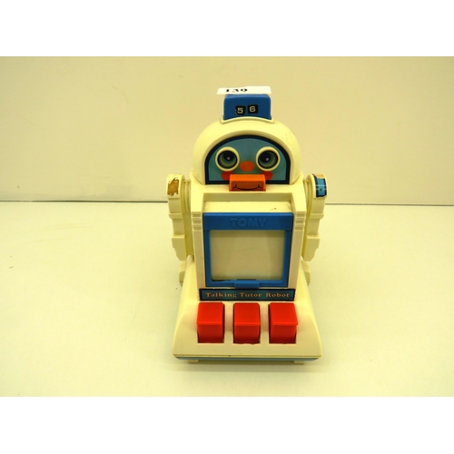 139 - VINTAGE TONY TALKING TUTOR ROBOT