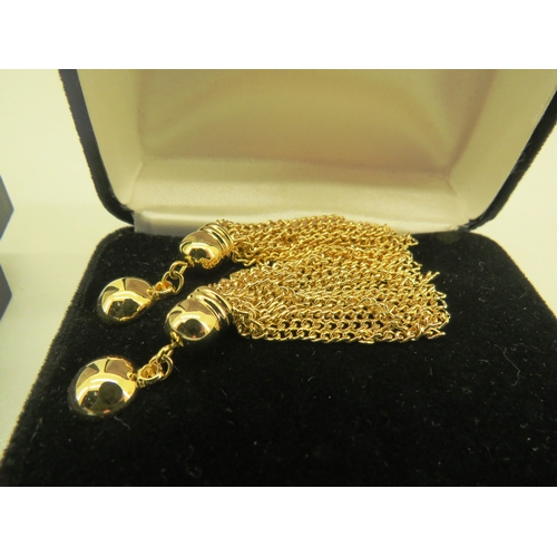 144 - PIERRE CARDIN NECKLACE AND EARRINGS WITH BOXES