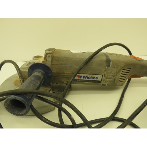 87 - HEAVY DUTY ANGLE GRINDER, FULLY WORKING WITH 20M EXTENSION CABLE