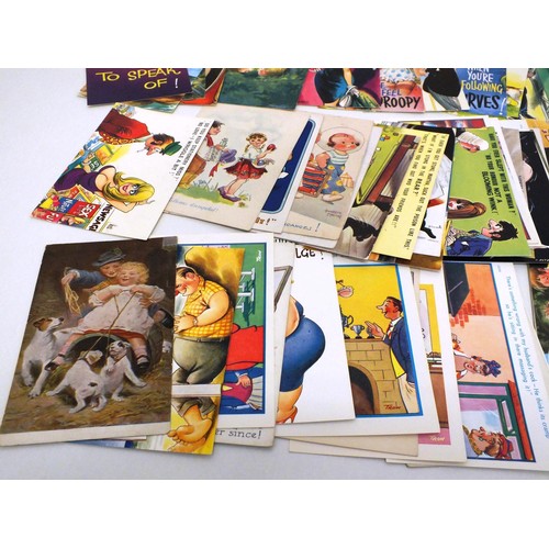 9 - 50 x COMICAL POSTCARDS