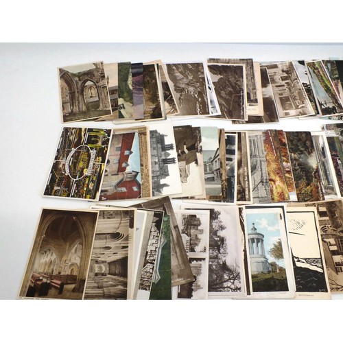 136 - COLLECTION OF TOPOGRAPHICAL POSTCARDS- 100 CARDS