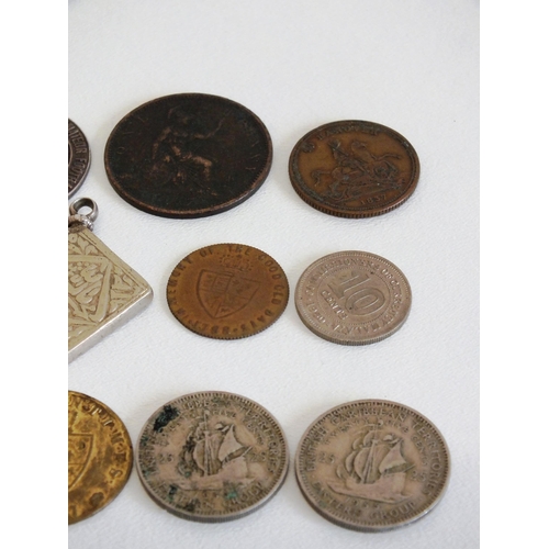 152 - COINS DATING BACK TO 1797 GEORGE 3RD, VICTORIA, GEORGE 6TH, ELIZABETH