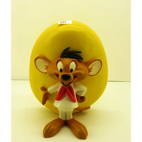 294 - RESIN WARNER BRO'S LOONEY TUNES SPEEDY GONZALEZ LARGE STATUE APPROXIMATE HEIGHT 15