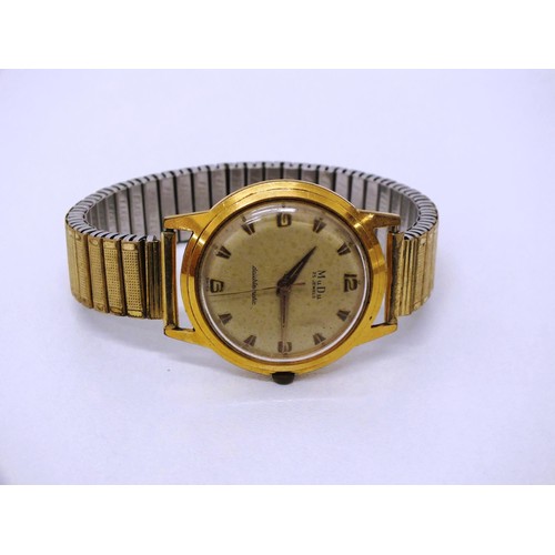 36 - VINTAGE MUDU MENS SWISS WATCH-25 JEWELS SUPER AUTOMATIC