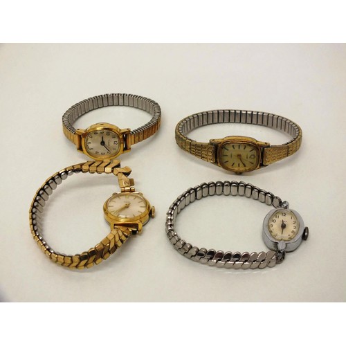 37 - FOUR LADIES VINTAGE TIMEX WATCHES