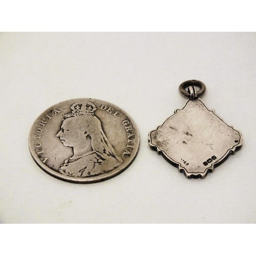 41 - 1889 QUEEN VICTORIA BRITISH SILVER 