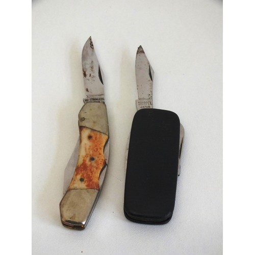 85 - TWO JAPANESE FOLDING POCKET KNIVES