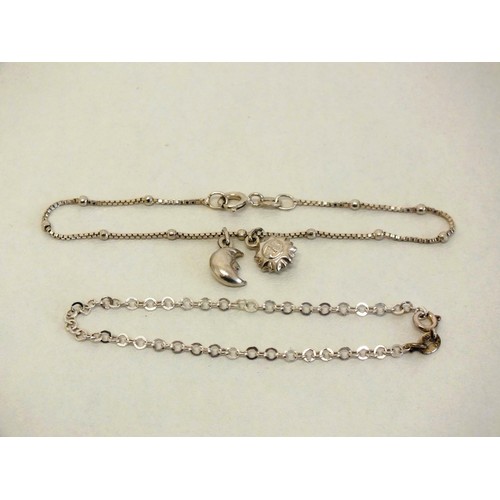 304 - 4 x SILVER BRACELETS