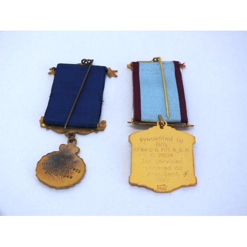 306 - 2 x MASONIC MEDALS