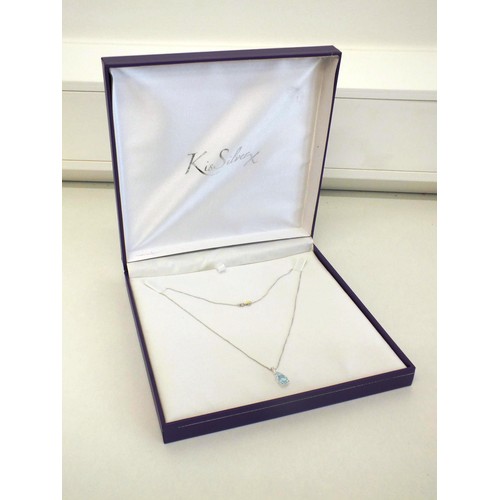 309 - BOXED SILVER NECKLACE