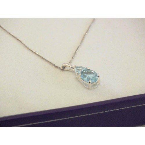 309 - BOXED SILVER NECKLACE