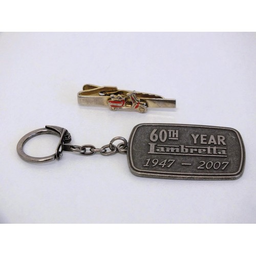 311 - LAMBRETTA KEYRING AMD TIE PIN