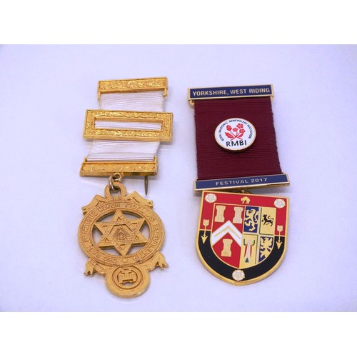 314 - 4 x MASONIC MEDALS