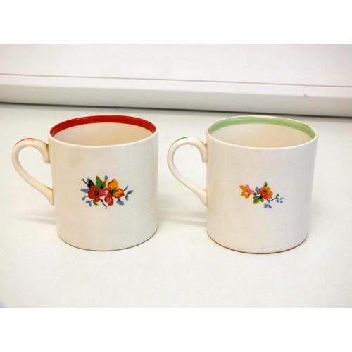 325 - 2 x MIDWINTER MUGS - PEGGY GIBBONS