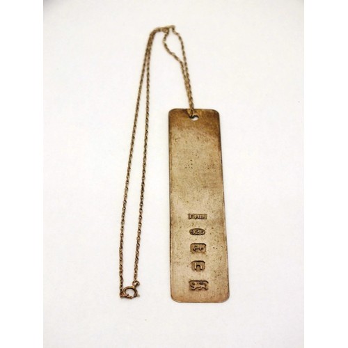 331 - SILVER INGOT NECKLACES