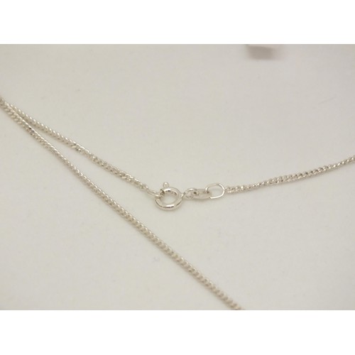 357 - BOXED SILVER NECKLACE