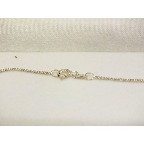 359 - BOXED SILVER NECKLACE