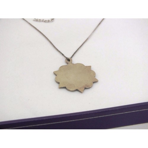 360 - BOXED SILVER NECKLACE