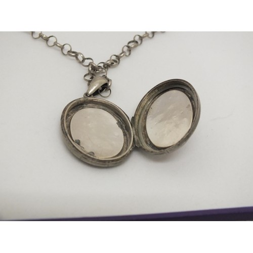 362 - BOXED SILVER NECKLACE