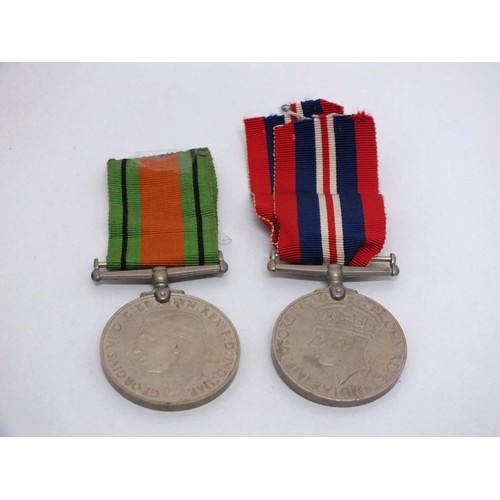 268 - DEFENCE MEDAL AND VICTORY MEDAL