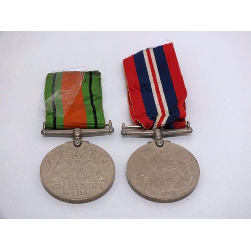 268 - DEFENCE MEDAL AND VICTORY MEDAL