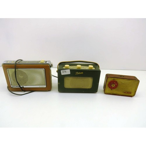 271 - 3 x VINTAGE RADIOS