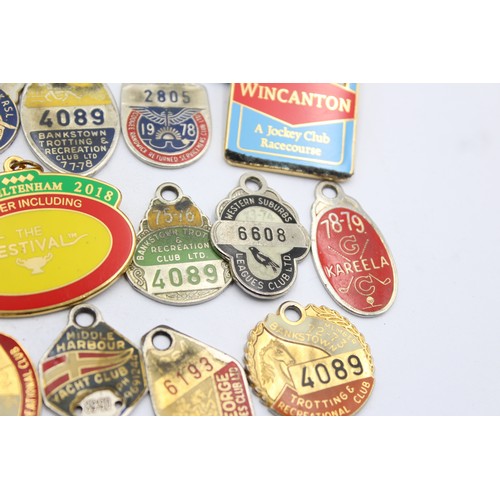 429 - 20 x Assorted MEMBERS Tags / Fobs Inc Vintage, Horse Racing, Sporting Etc